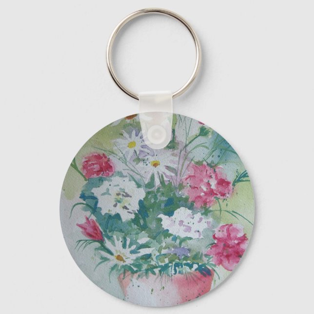 Carnation keychain (Front)