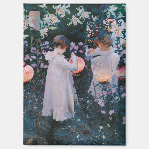 Carnation Lily Lily Rose by John Singer Sargent Magnet