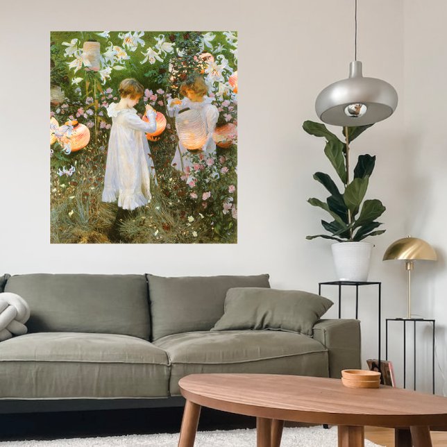 Carnation, Lily, Lily, Rose By John Singer Sargent Poster (Creator Uploaded)