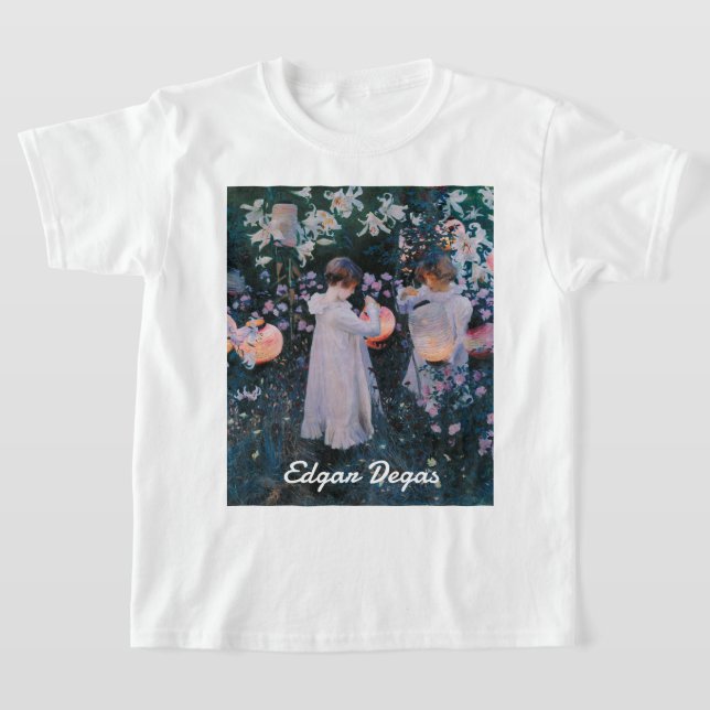 Carnation, Lily, Lily, Rose By John Singer Sargent T-Shirt (Laydown)