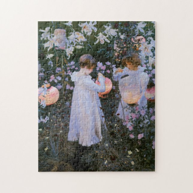 Carnation, Lily, Lily, Rose Jigsaw Puzzle (Vertical)
