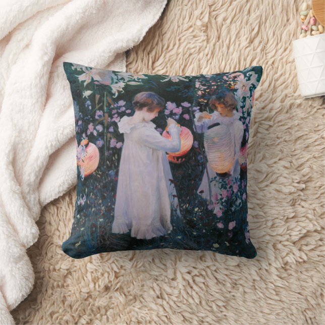 Carnation Lily Lily Rose John Singer Sargent Art Cushion (Blanket)