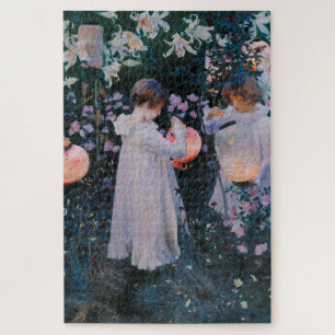 Carnation, Lily, Lily, Rose (John Singer Sargent) Jigsaw Puzzle