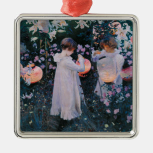 Carnation, Lily, Lily, Rose (John Singer Sargent) Metal Tree Decoration
