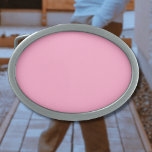 Carnation Pink Solid Colour | Classic | Elegant  Belt Buckle<br><div class="desc">Carnation Pink Solid  Colour | Classic Design | Elegant | Trendy | Stylish | Gift</div>