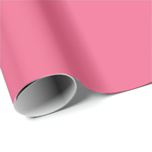 Carnation Pink  Wrapping Paper (Roll Corner)