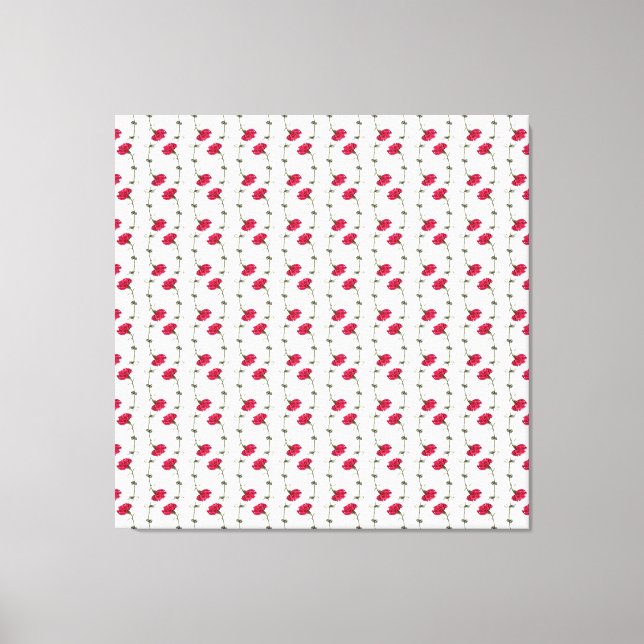 Carnation Rotation Canvas Print (Front)