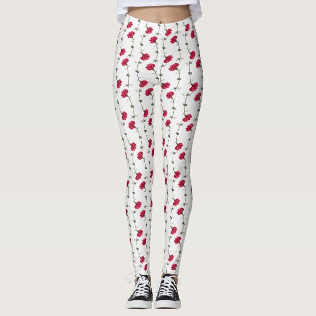 Carnation Rotation Leggings (Front)