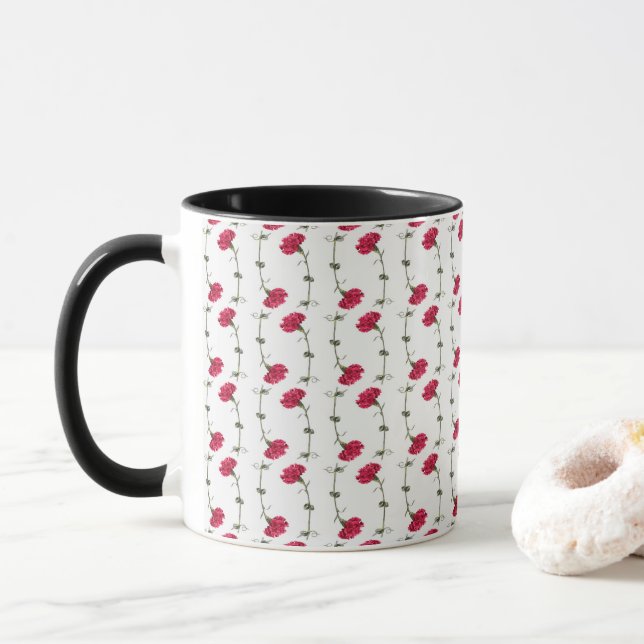 Carnation Rotation Mug (With Donut)
