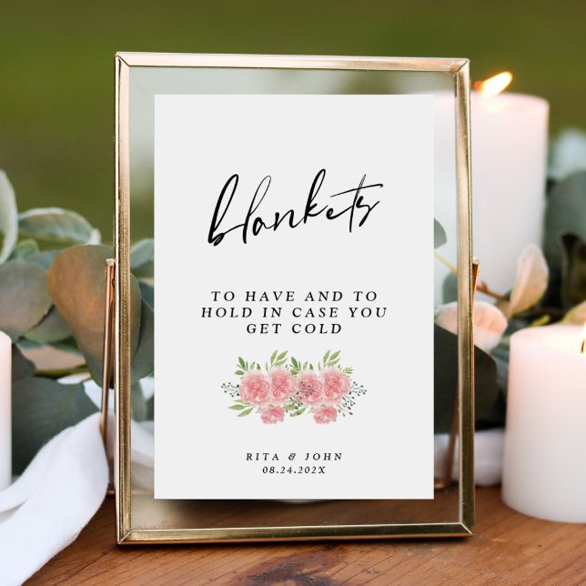 Carnation Wedding To Have And To Hold Drink Sign (Creator Uploaded)