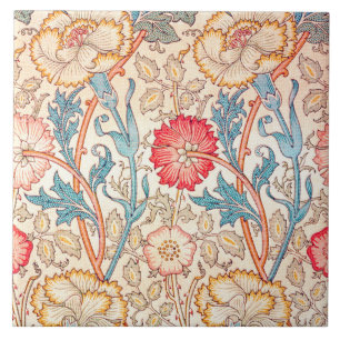 Carnation, William Morris Tile
