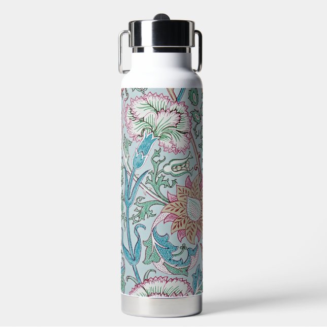 Carnation, William Morris Water Bottle (Front)