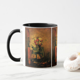 Carnations, Roses and a Bottle by Vincent van Gogh Mug