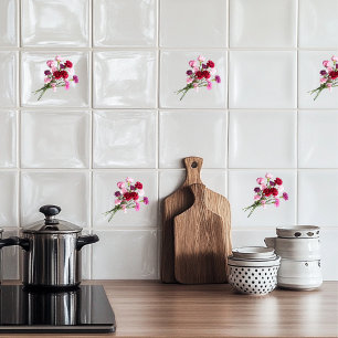 Carnations tile