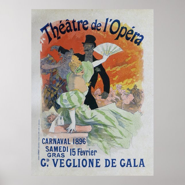 Carnaval, 1896 French Vintage Opera Poster (Front)