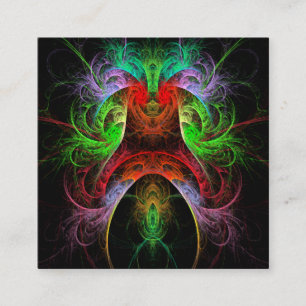 Carnaval Abstract Art Enclosure Card