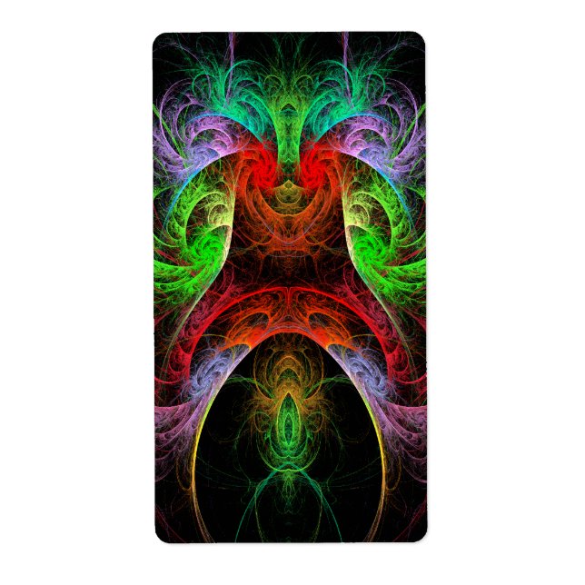 Carnaval Abstract Art Fractal (Front)