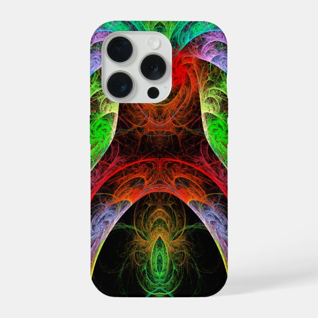 Carnaval Abstract Art iPhone Case (Back)