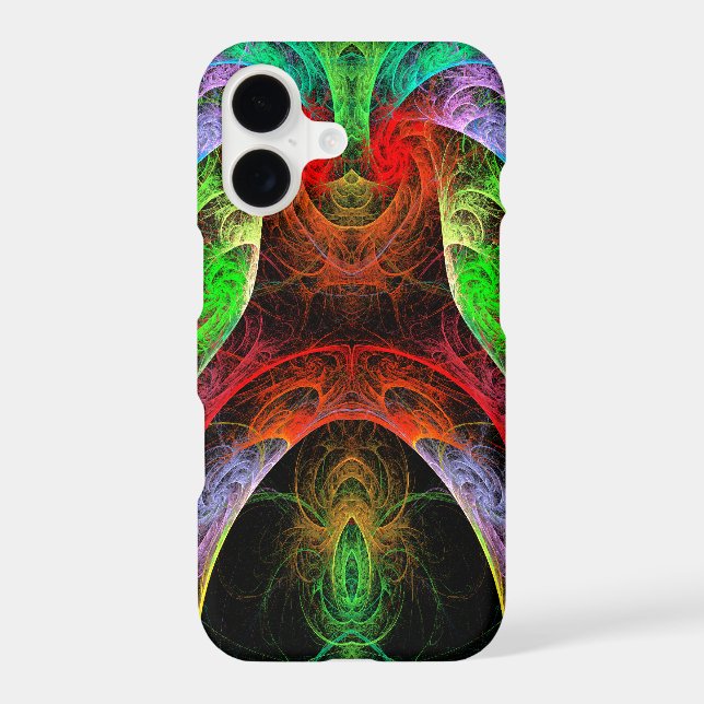 Carnaval Abstract Art iPhone Case (Back)