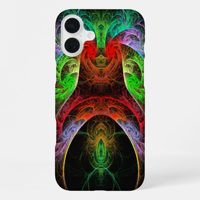 Carnaval Abstract Art iPhone Case (Back)