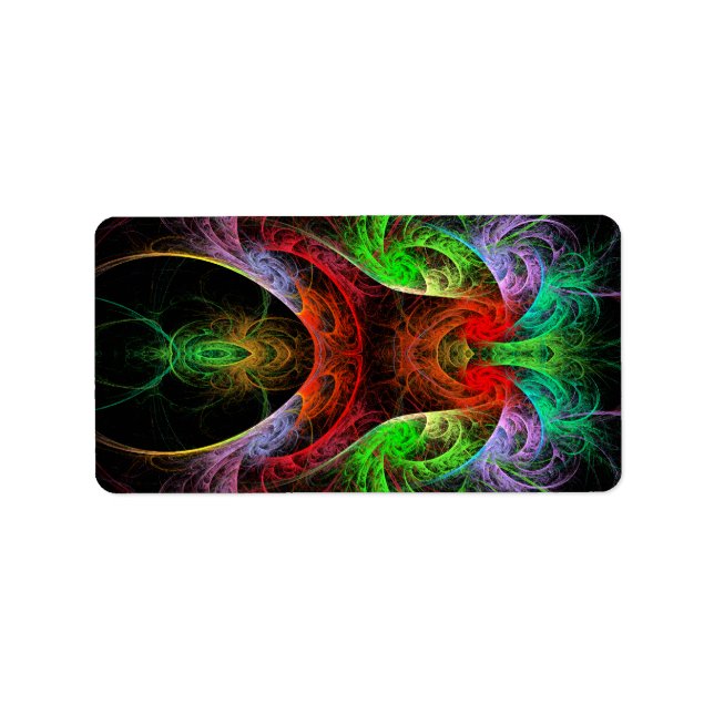 Carnaval Abstract Art Label (Front)