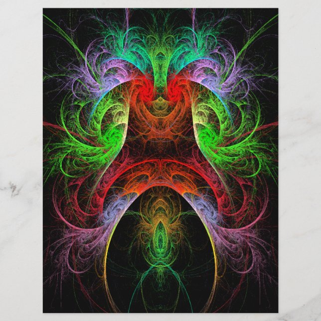 Carnaval Abstract Art Letterhead (Front)