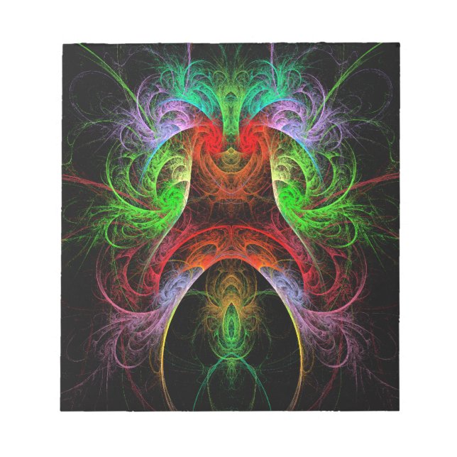 Carnaval Abstract Art Notepad (Front)