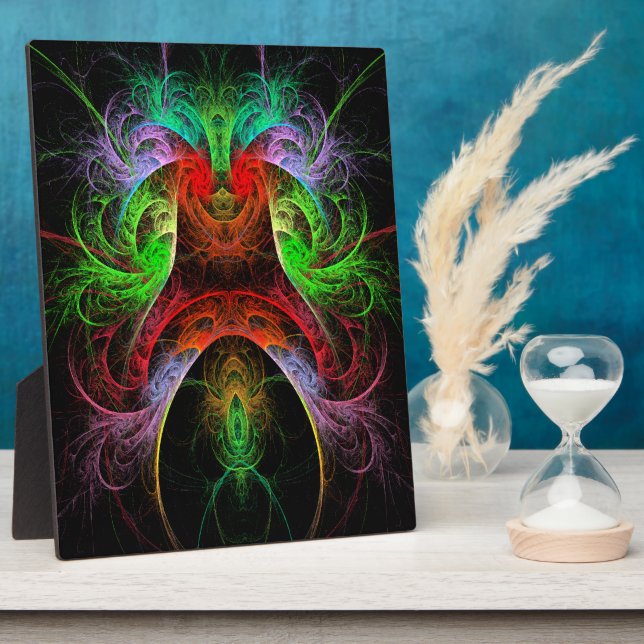 Carnaval Abstract Art Plaque (Side)