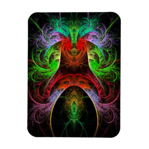 Carnaval Abstract Art Premium Magnet