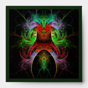 Carnaval Abstract Art Square Envelope