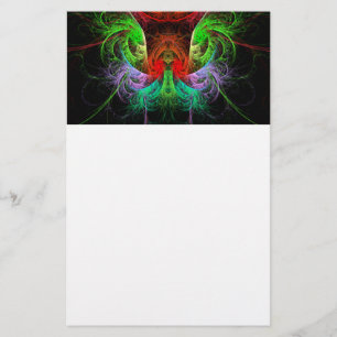 Carnaval Abstract Art Stationery