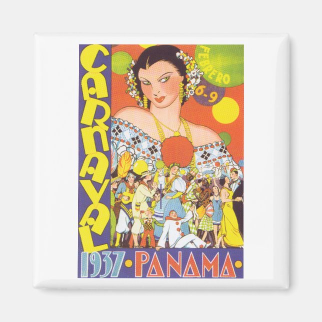 Carnaval in Panama Magnet (Front)
