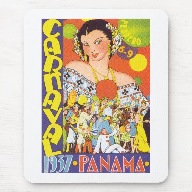 Carnaval in Panama Mouse Pad (Front)
