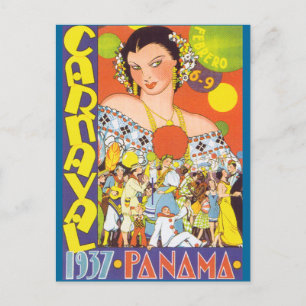 Carnaval in Panama Postcard
