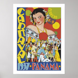 Carnaval in Panama Poster