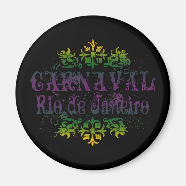 Carnaval Rio de Janeiro Magnet (Front)