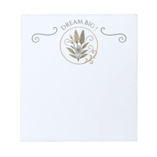 Carnet de note, bloc-notes, Dream big. Notepad