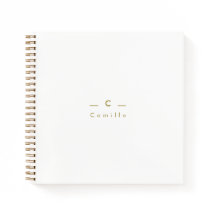 Carnet de notes Minimaliste Moderne Prénom