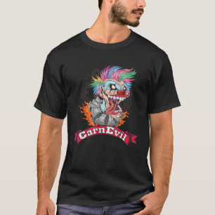 CarnEvil Funny Horror Creepy Scary Clown Halloween T-Shirt