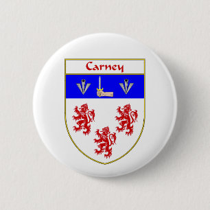 Carney Coat of Arms/Family Crest 6 Cm Round Badge