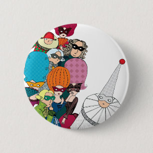 Carnival 6 Cm Round Badge