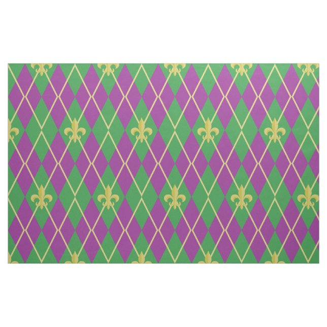 Carnival Argyle Fabric (Fat Quarter)