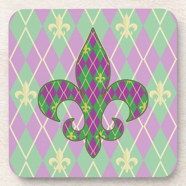 Carnival Argyle Square Coaster (Front)