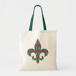 Carnival Argyle Tote Bag