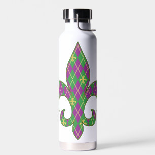 Carnival Argyle Water Bottle