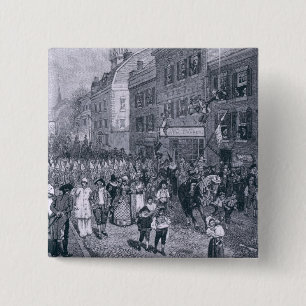 Carnival at Philadelphia 15 Cm Square Badge