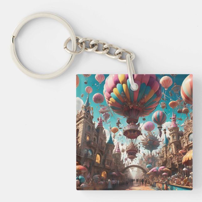 Carnival Balloon Festival  Key Ring (Front)