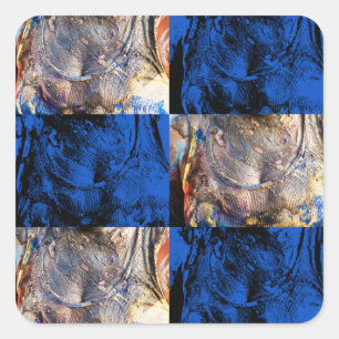 carnival chest square sticker