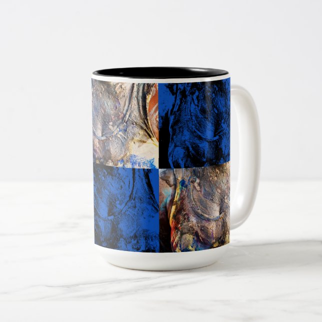 carnival chest Two-Tone coffee mug (Front Right)