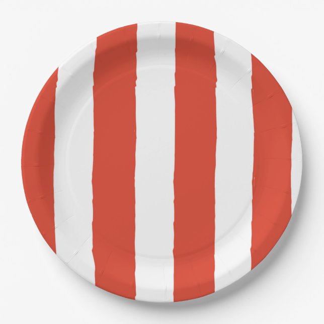 Carnival Circus Baby Birthday Kids House Party Paper Plate (Front)